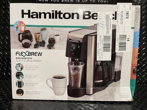 lot 395 image: Hamilton Beach FlexBrew Advanced 5-in-1 Coffee Maker