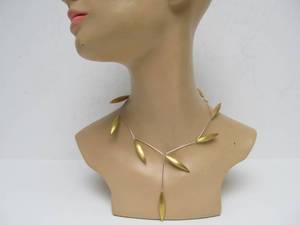 lot 89 image: Lovely Gold Washed Sterling Silver Necklace