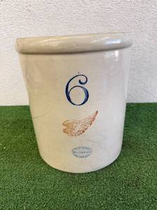 lot 51 image: 6 Gallon Red Wing Crock