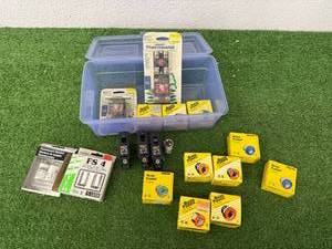 lot 80 image: Buss Fuses, Double D Breakers, Water Heater Thermostats & Starters