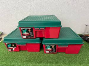 lot 134 image: Holiday Storage Boxes & Contents