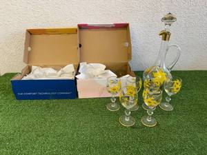 lot 159 image: Wine Decanter & Glasses