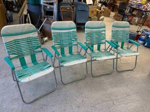 lot 163 image: Lawn Chairs