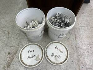 lot 167 image: 2 Pales of Peg Hooks