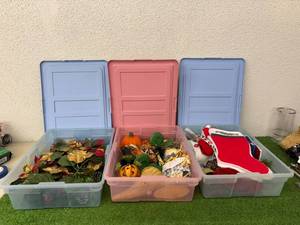 lot 179 image: 3 Totes of Holiday Items