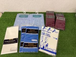 lot 227 image: New Table Clothes, Table Covers & Pillowcases