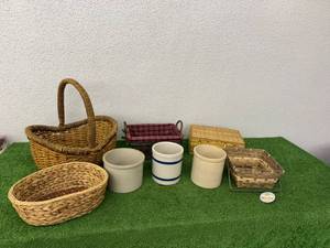 lot 279 image: Crocks & Baskets