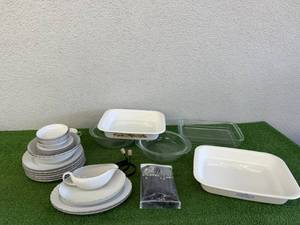 lot 299 image: Norleans China, Flatware & Baking Items