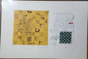 lot 11 image: Chess Principles Developed Framed Test Print Artwork by D Stein
