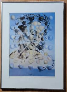 lot 6 image: Framed Salvador Dal Galatea of the Spheres Lithograph, Numbered Edition 1619