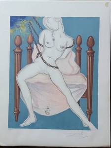 lot 3 image: Salvador Dal Allegory Ceciles Chastity Signed Ltd Ed Lithograph 50160