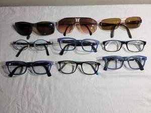 lot 95 image: Collection of 9 Contemporary Eye Glass Frames