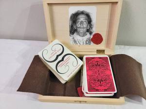 lot 9 image: Salvador Dali Cased Playing Cards