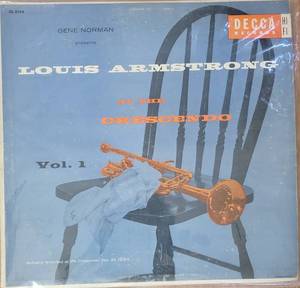 lot 29 image: Autographed Louis Armstrong At The Crescendo Vinyl LP Album