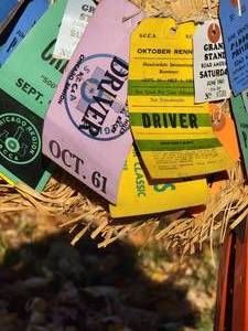 lot 41 image: 1960s Racetrack Ticket Collection with Straw Peck & Peck Hat