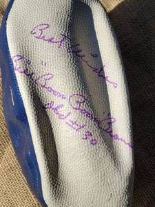 lot 406 image: Signed Vikings Football  Bill Boom Boom Brown