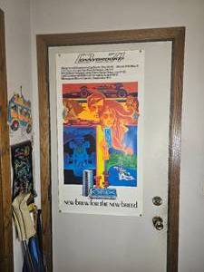 lot 176 image: 1971 Donnybrooke (Brainerd, MN) Racing Poster  GBX Malt Liquor  2343