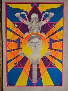 lot 177 image: 1969 Psychedelic Biker Poster  Poster Prints, Conshohocken, PA  2435