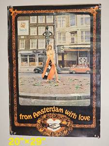 lot 178 image: From Amsterdam With Love Counterculture Poster  2029