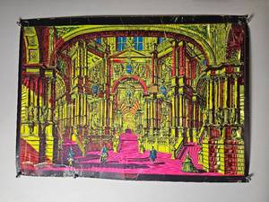 lot 168 image: Vintage The Palace Blacklight Poster  2228