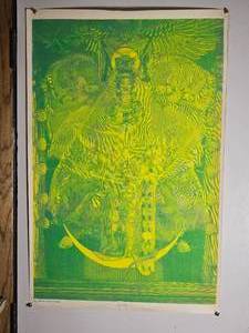 lot 172 image: Vintage 1970s Astarte Blacklight Poster by A. Sirkia  2335
