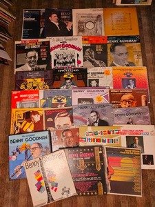 lot 288 image: Benny Goodman Vinyl Record Collection  Over 25 Jazz Albums  Duets, Live Performances, Box Sets