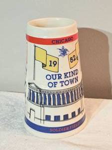 lot 410A image: 1982 Budweiser Chicago  Our Kind of Town Limited Edition Stadium Stein