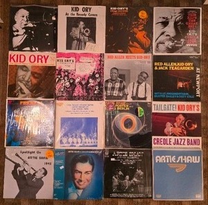 lot 296 image: Classic Jazz Vinyl Collection - Traditional Jazz & Dixieland LP Lot  Kid Ory, Artie Shaw, More