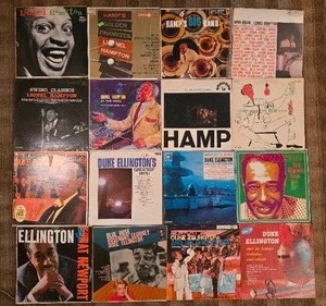 lot 294 image: Classic Jazz Vinyl Collection - Duke Ellington & Lionel Hampton LP Collection  12 Records