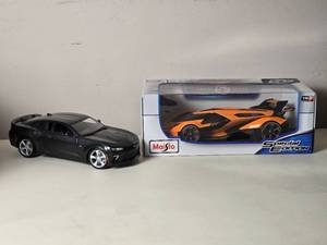 lot 139 image: Die Cast Model Cars - 118 - Maisto - Chevrolet Camero SS (2016)  Lamborgini V12 Vision Gran Turismo