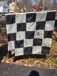 lot 554 image: SCCA Chicago Region Racing Checkered Flag  1972 Patch