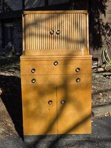 lot 304 image: Paidar Barbershop Storage Cabinet  Mid-Century