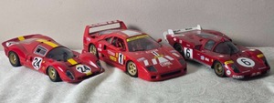 lot 107 image: Die Cast Model Cars - 118 - IRL Model  Anson - Ferrari 350 P4 Can Am (1968)  Ferrari Dino 246 GT