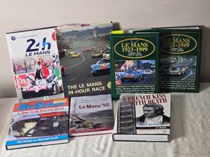 lot 398 image: Le Mans & Sports Car Racing Book Lot  10 Titles (Hardcovers)