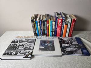lot 393 image: Motor Racing Legends Book Lot  15 Titles