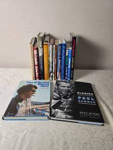 lot 399 image: Racing Legends Book Collection  15 Motorsports Biographies & Histories