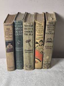 lot 391 image: Vintage Early 1900s Motor Boys & Motor Maids Adventure Book Lot  (5)