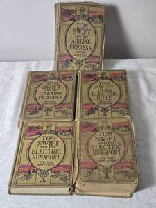 lot 390 image: Vintage Tom Swift Adventure Book Collection  Victor Appleton  (5)