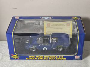 lot 63 image: Die Cast Model Cars - 118 - GMP - Mark Donohue #16 Sunoco Special Lola Spyder (1966)