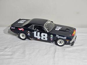 lot 51C image: 118 Scale Dan Gurney #48 Plymouth Cuda Trans-Am Racer Die-Cast Model