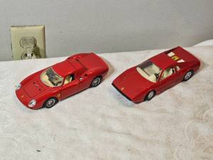 lot 68F image: Group of 2 Vintage Ferrari Die-Cast Models  Ferrari 250 LM & Ferrari 308 GTB  118 Scale
