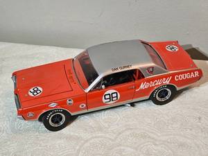 lot 69F image: 118 Mercury Cougar #98 Dan Gurney Trans-Am Racing Model  Highly Detailed Die-Cast