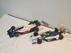 lot 70A image: 118 Scale IndyCar Die-Cast Duo  GreenLight #66 Fernando Alonso  Maisto #5 RadioShack Sprint PCS  Lot of 2