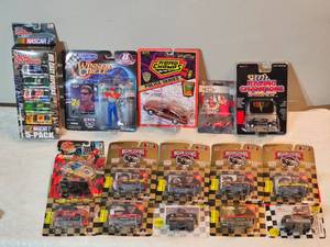 lot 203C image: NASCAR Die-Cast & Collectibles Lot  Racing Champions, NASCAR Legends, Winners Circle, Road Champs, 5-Pack & More (Carded Collection)