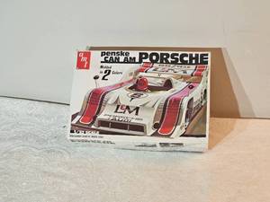 lot 336B image: AMT 132 Penske Porsche Can-Am Model Kit  Unassembled Vintage Kit
