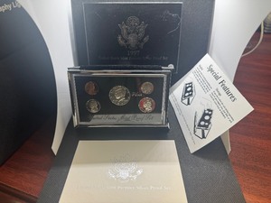 lot 11 image: 1997 U.S. Mint Premier Silver Proof Set