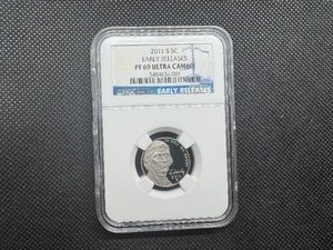 lot 92 image: 2011 S 5C Early Releases NGC PF 69 Ultra Cameo