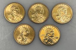 lot 15 image: 2000 D-P Sacagawea One Dollar Coins