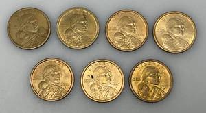 lot 25 image: Misc. Sacagawea Dollar Coins
