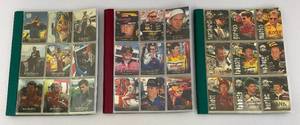 lot 36 image: Misc. NASCAR Trading Card Sets In Albums